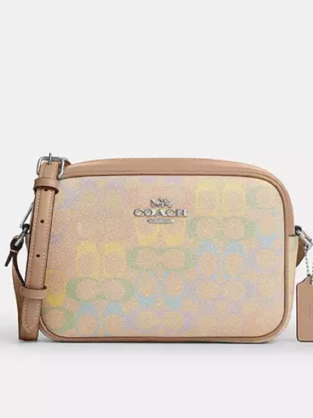 COACH Rainbow Camera Bag in Pastel Signature Crossbody Bag - Multicolor